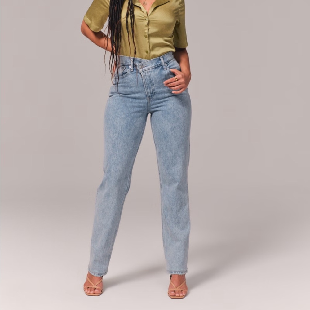 Abercrombie & Fitch Blue Slim Straight Jeans
